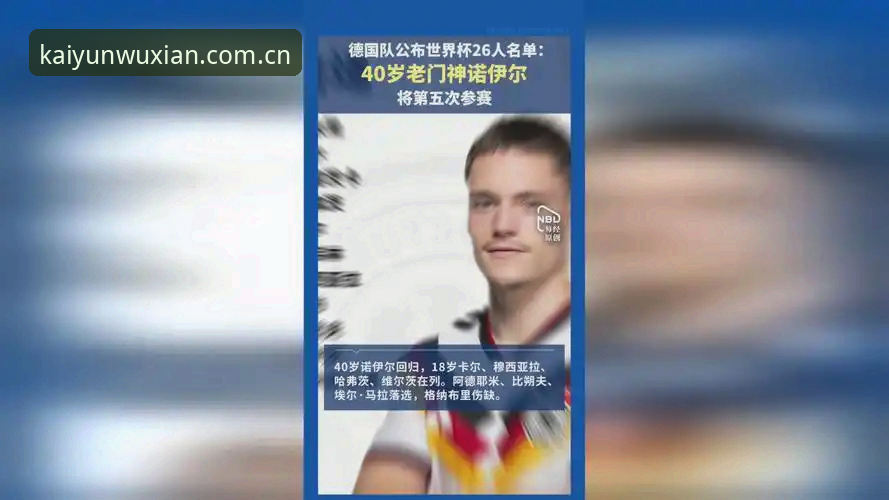 德国队26人名单新老交替：诺伊尔回归vs卡尔新星崛起，凯云体育官网深度解析